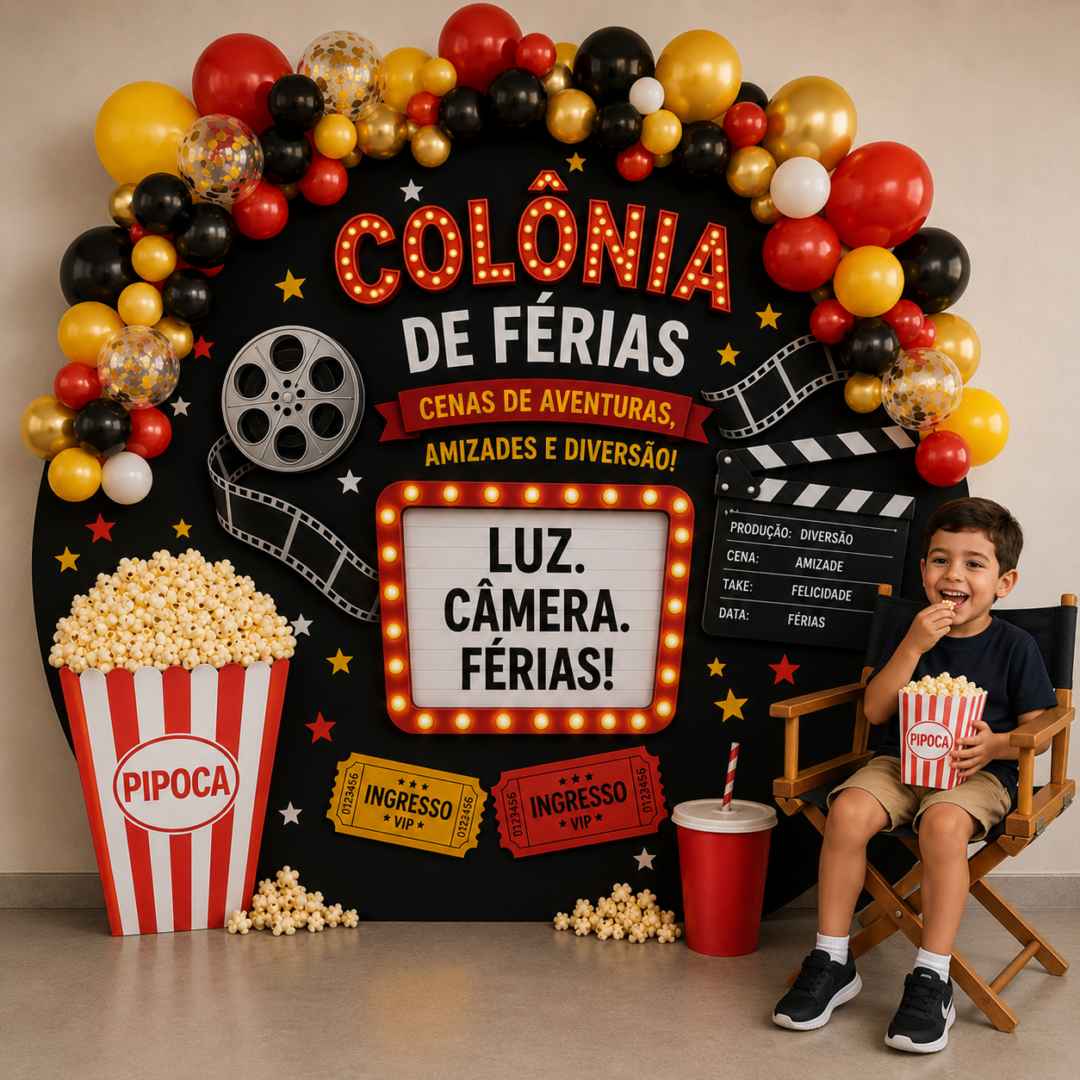 Painel Cineminha – Colônia de Férias