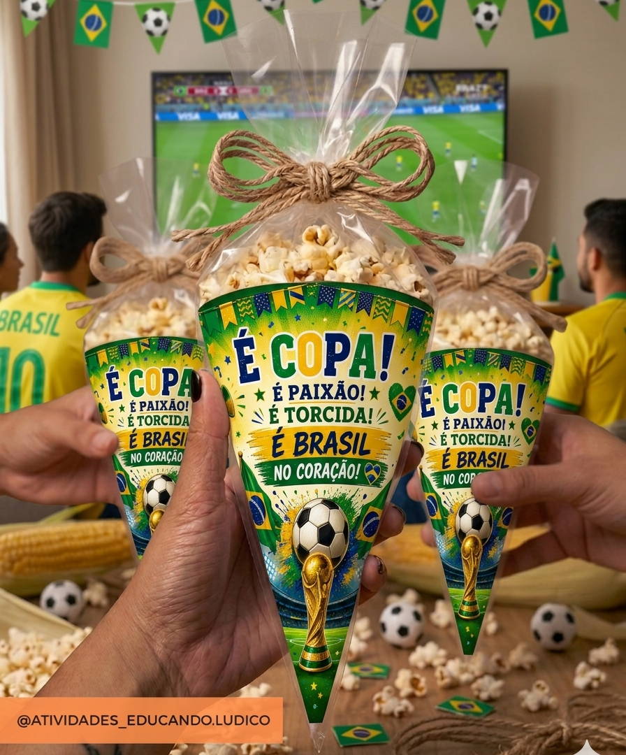 CONE COPA DO MUNDO – PAIXÃO, TORCIDA E EMOÇÃO!