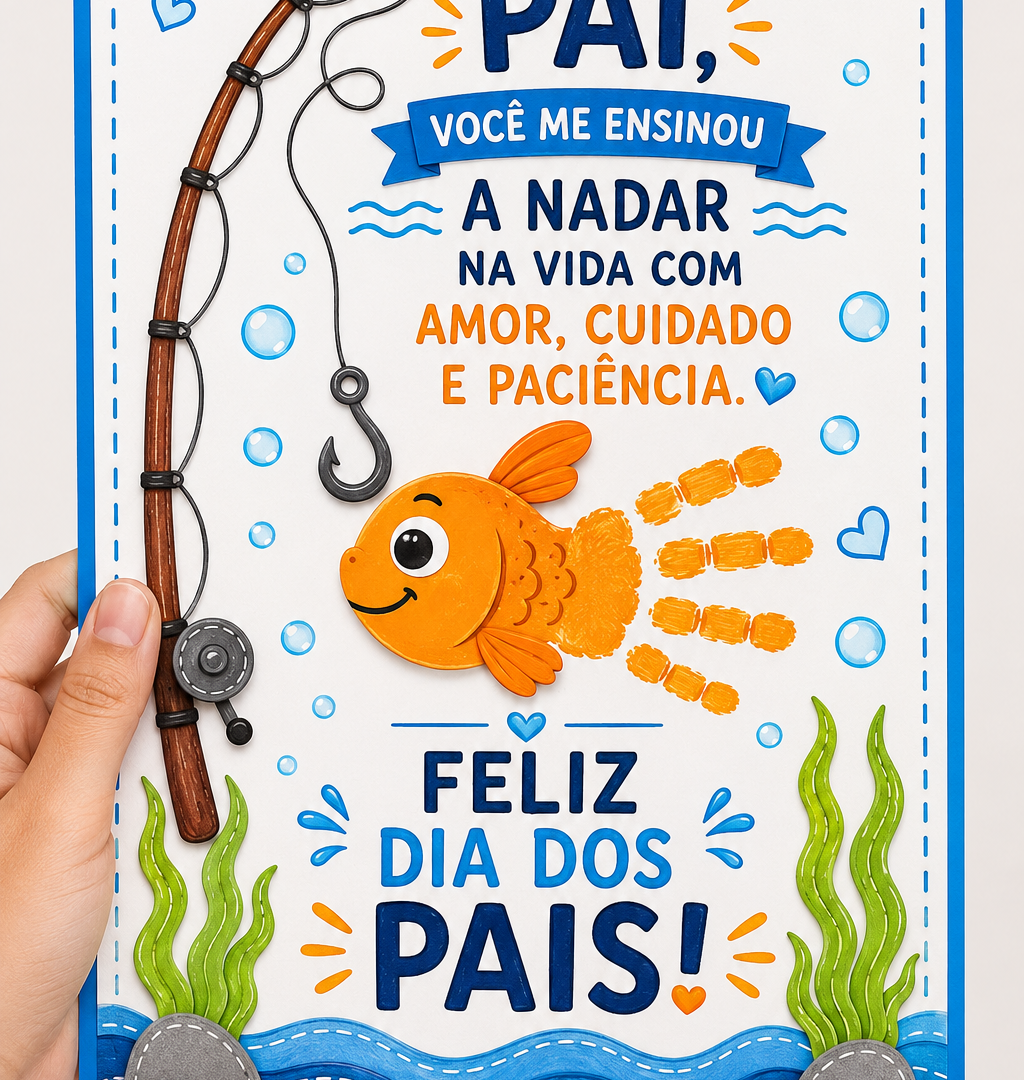 ATIVIDADE INTERATIVA – PEIXINHO DO AMOR PARA O PAPAI