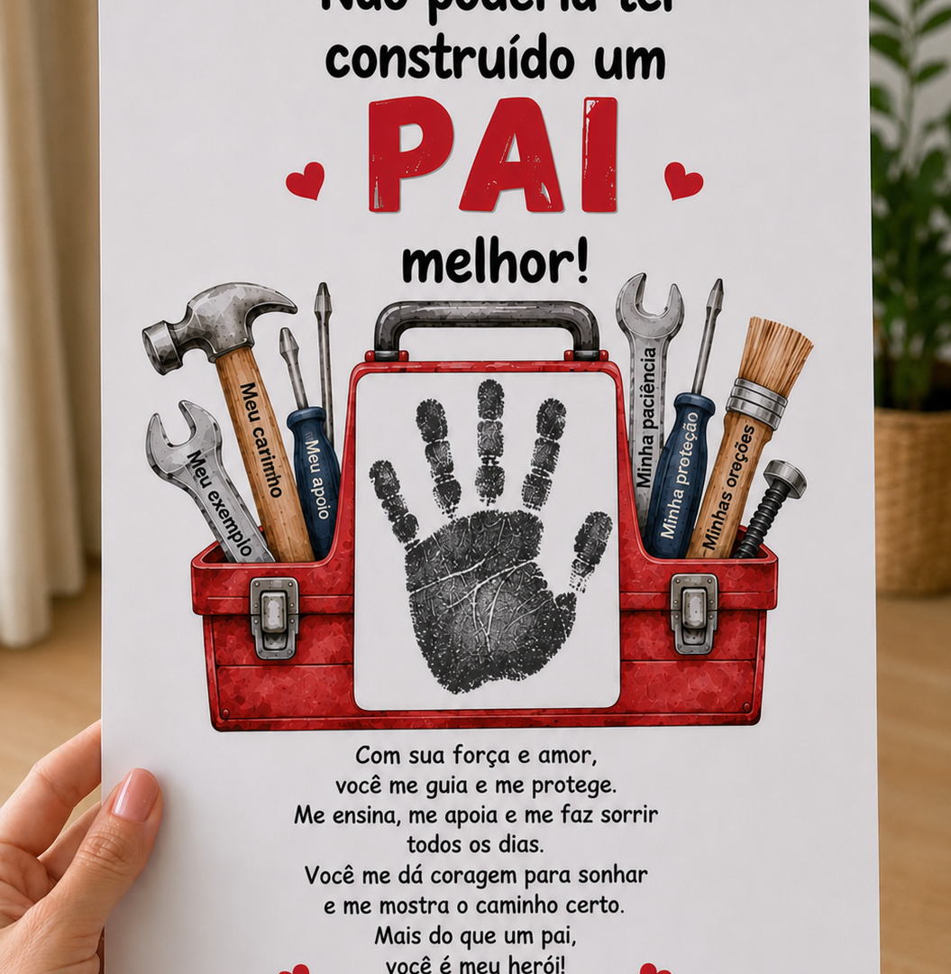 Atividade Interativa Dia dos Pais – “Não poderia ter construído um PAI melhor!” Tema Ferramentas