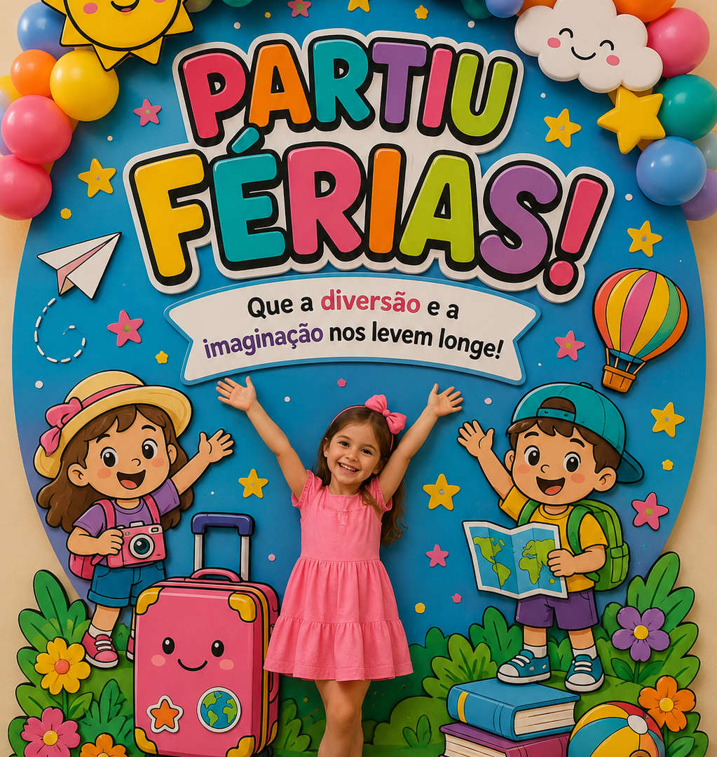PAINEL PARTIU FÉRIAS!