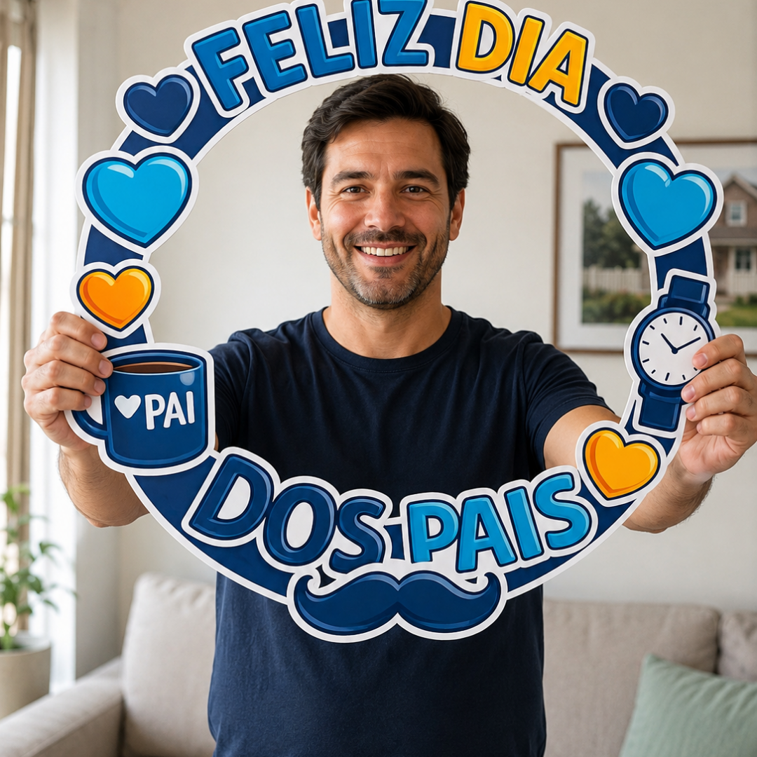 Moldura para Bambolê Dia dos Pais