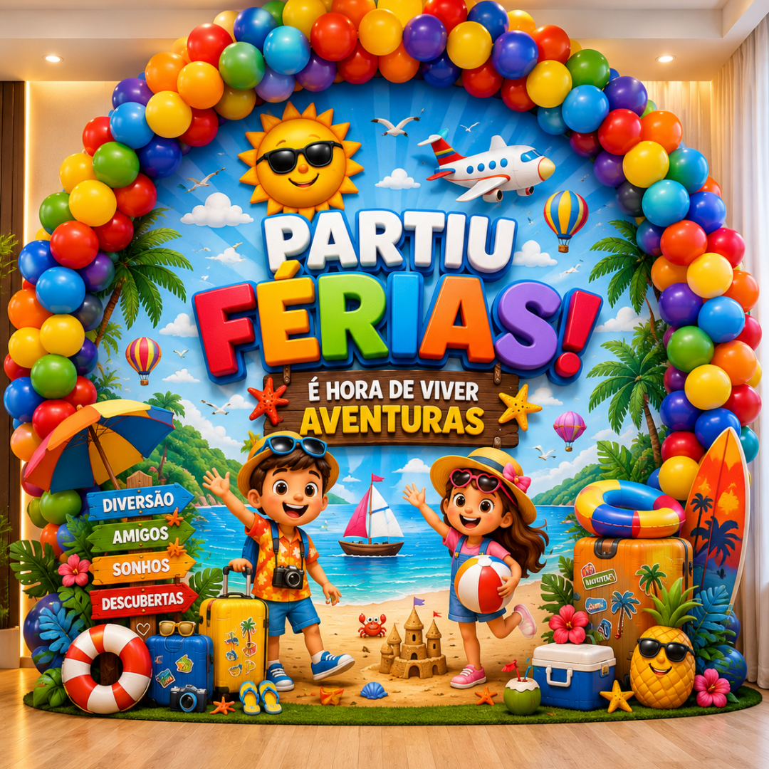 PAINEL PARTIU FÉRIAS – AVENTURAS