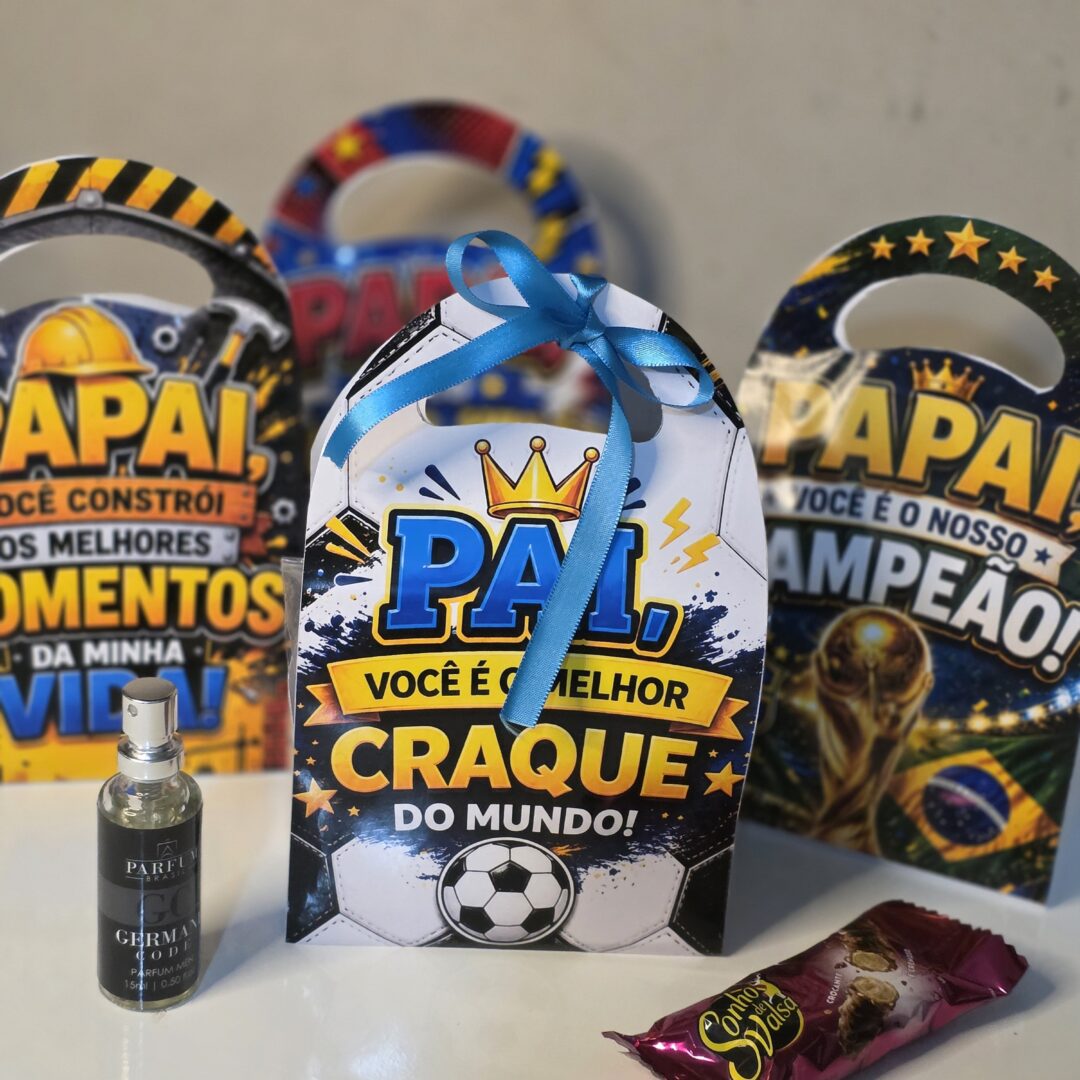 Sacolinhas Temáticas para o Dia dos Pais