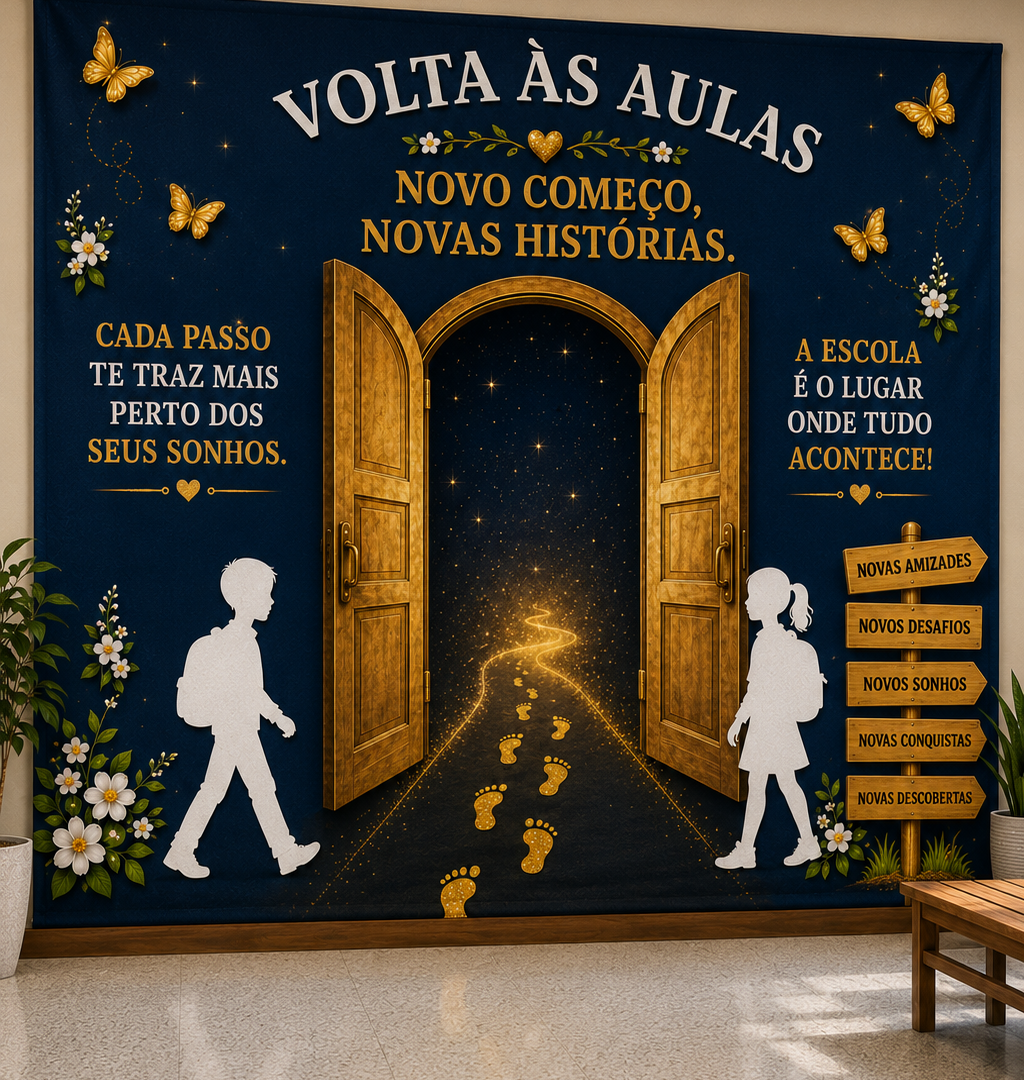 Painel Volta às Aulas – Novo Começo, Novas Histórias