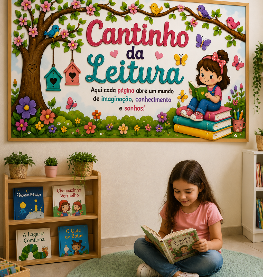 PAINEL "CANTINHO DA LEITURA ENCANTADA"