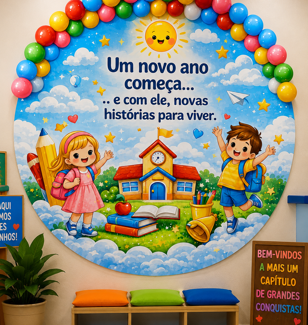 Painel Volta às Aulas – “Um Novo Ano Começa”