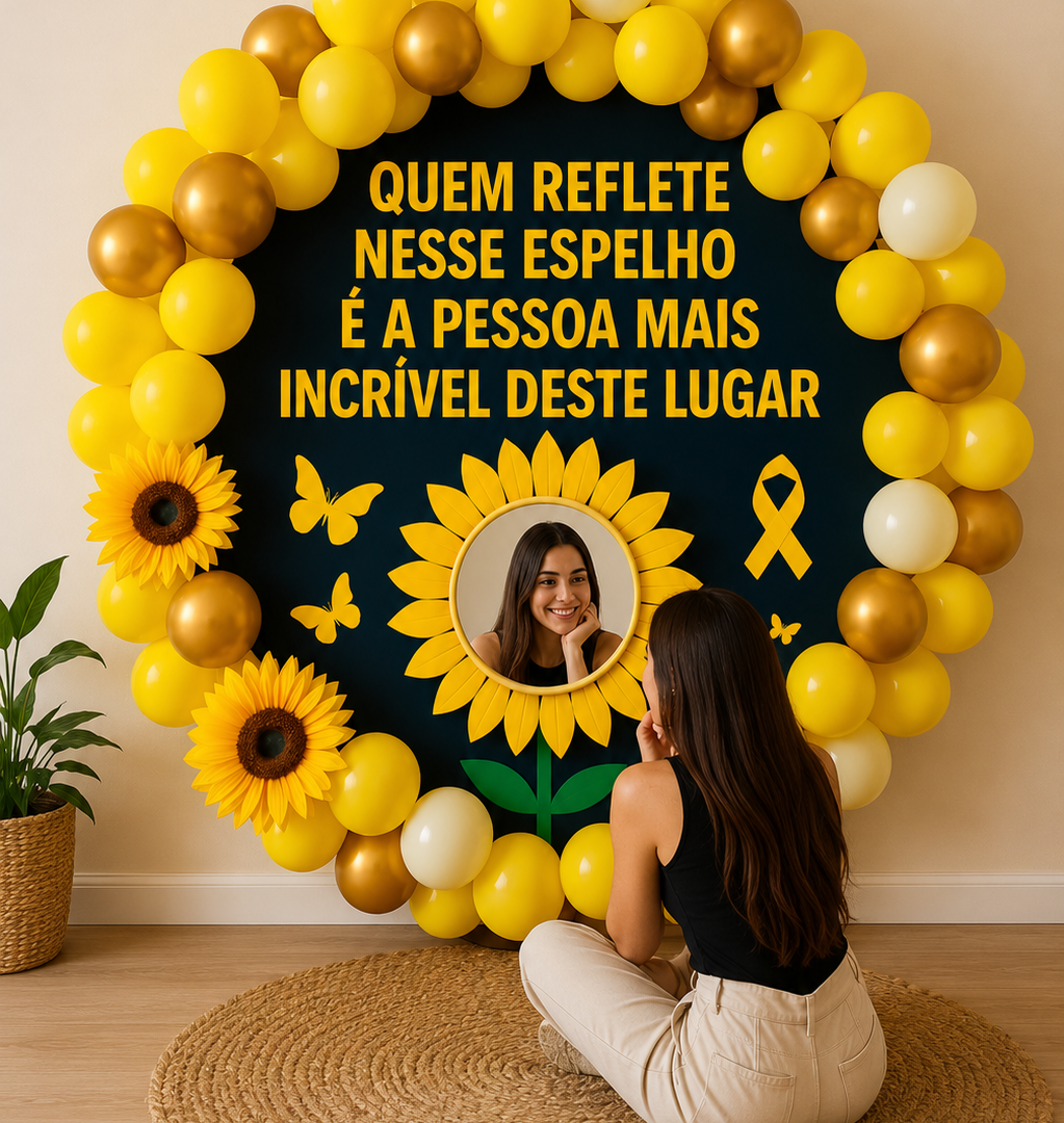 Painel Setembro amarelo - "Espelho da Vida"