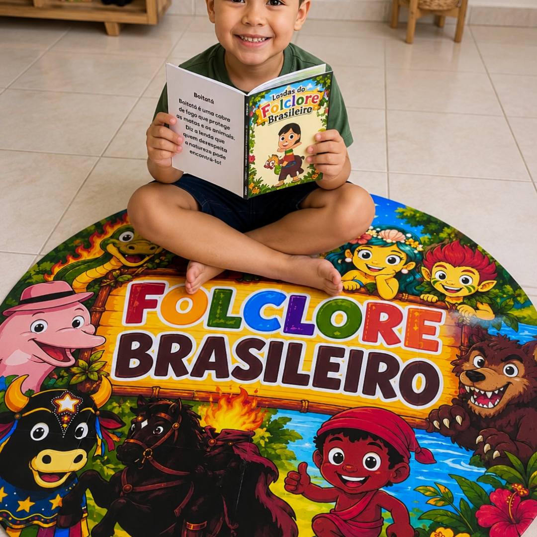 Tapete Lendas do Folclore Brasileiro