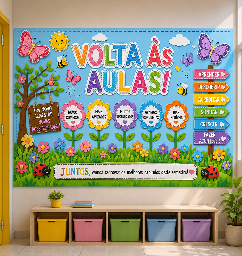 PAINEL VOLTA ÀS AULAS – JUNTOS, UM NOVO SEMESTRE!