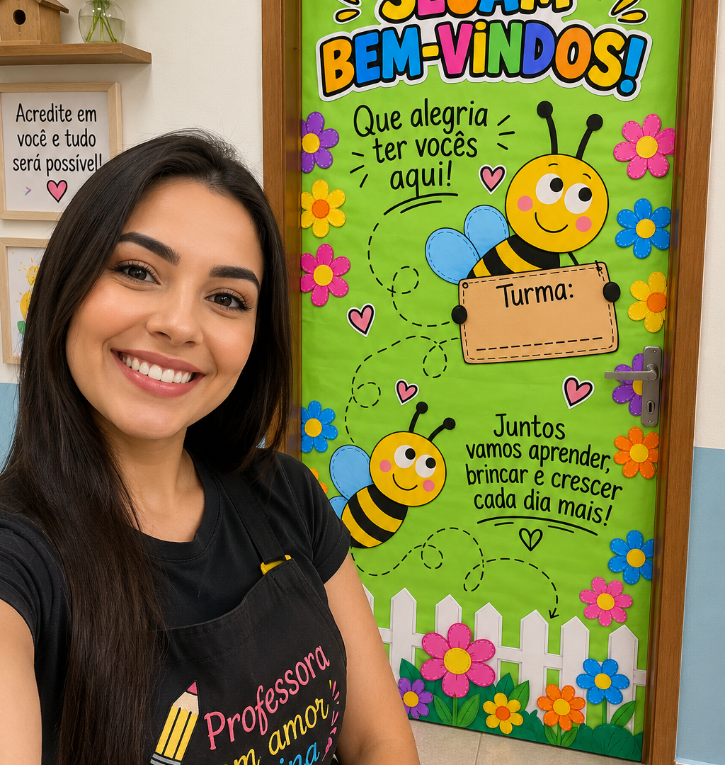 Painel de Porta – Abelhinhas da Alegria