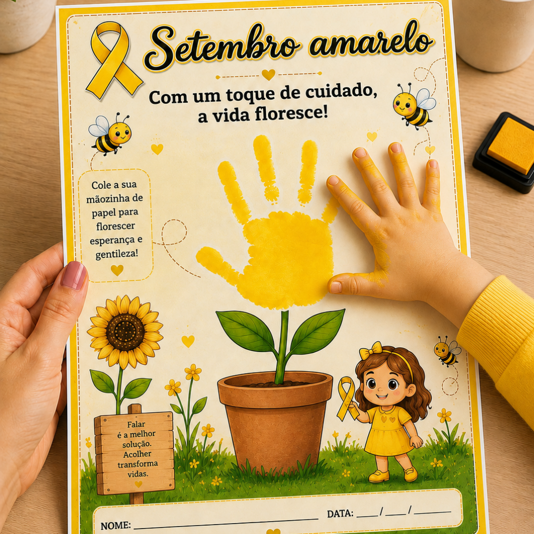 Atividade Interativa – Setembro Amarelo | Mãozinha da Esperança