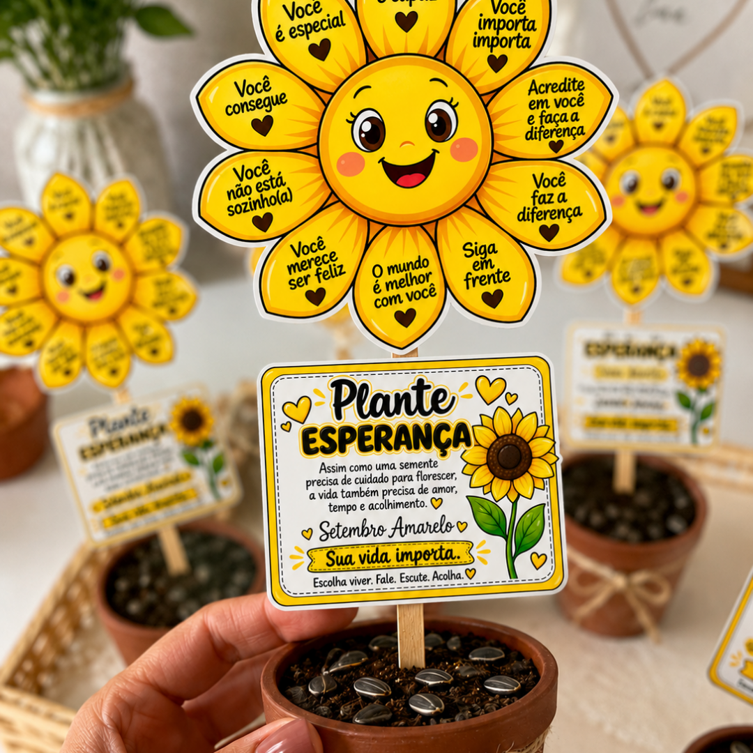 PLANTE ESPERANÇA – SETEMBRO AMARELO