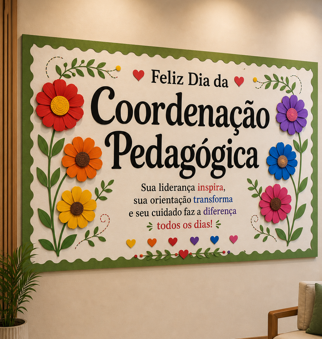 PAINEL DIA DA COORDENAÇÃO PEDAGÓGICA - COORDENAÇÃO QUE INSPIRA