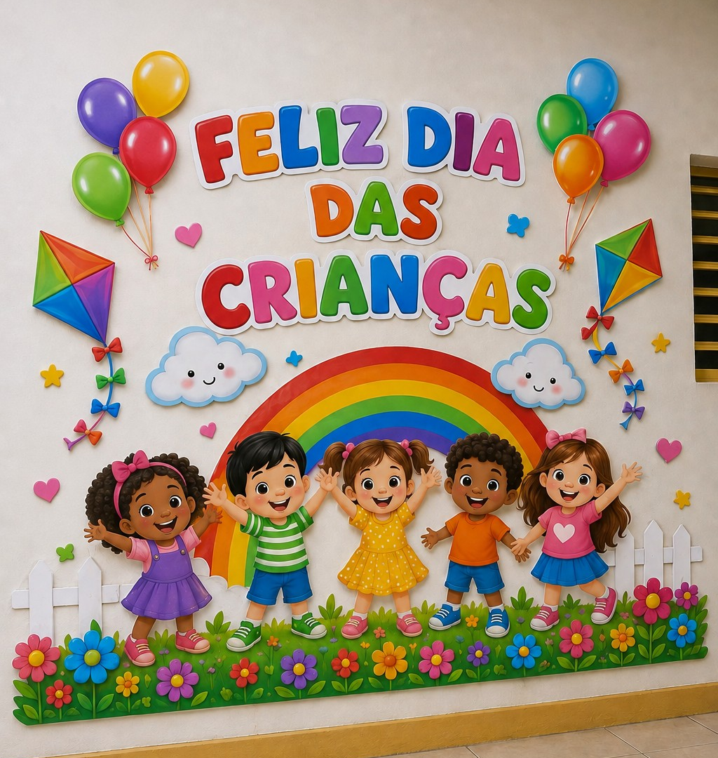 Painel Encanto do Dia das Crianças