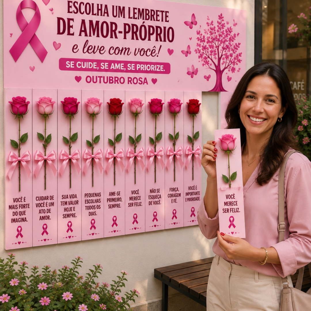 PAINEL INTERATIVO OUTUBRO ROSA