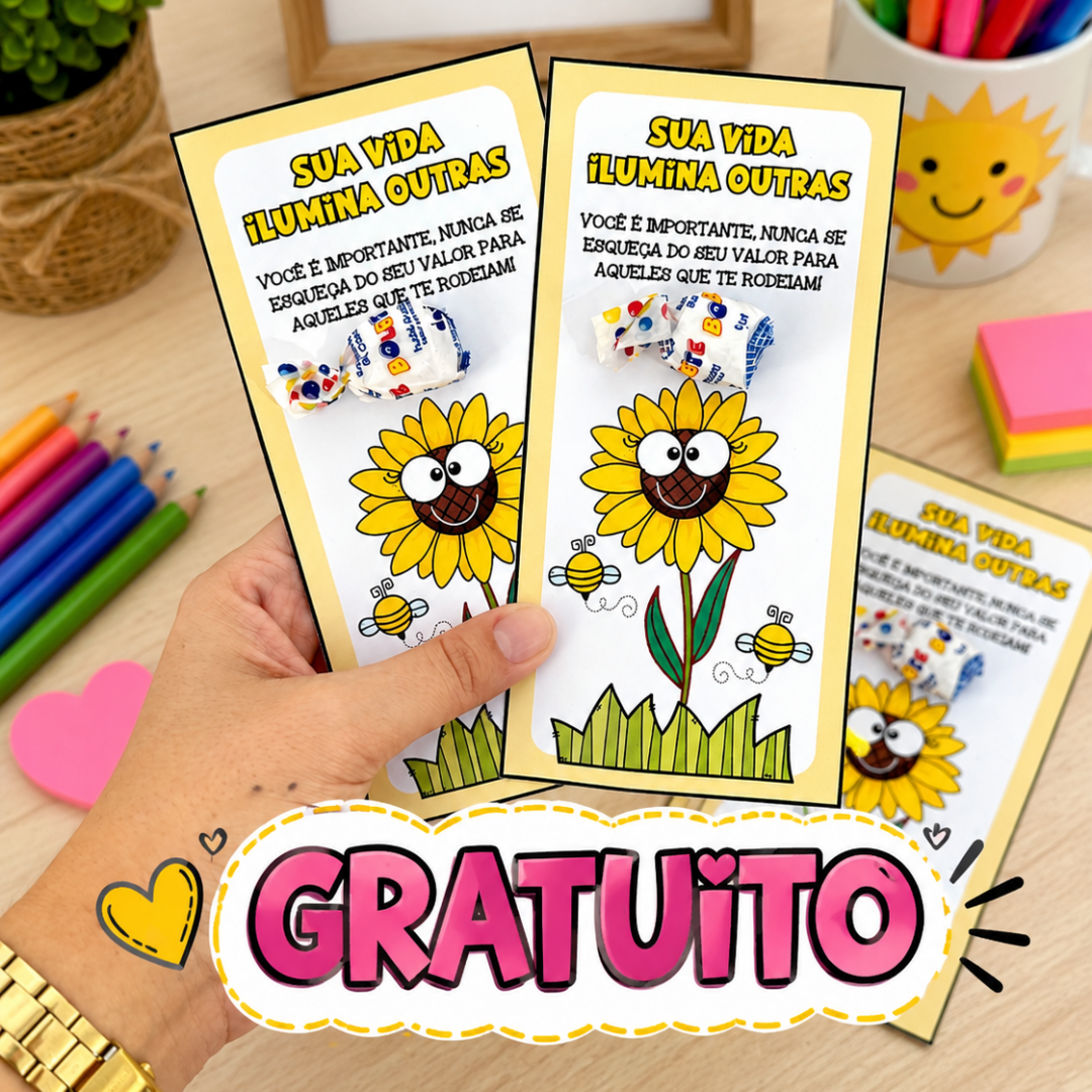 Cartão Setembro Amarelo – Sua Vida Ilumina Outras
