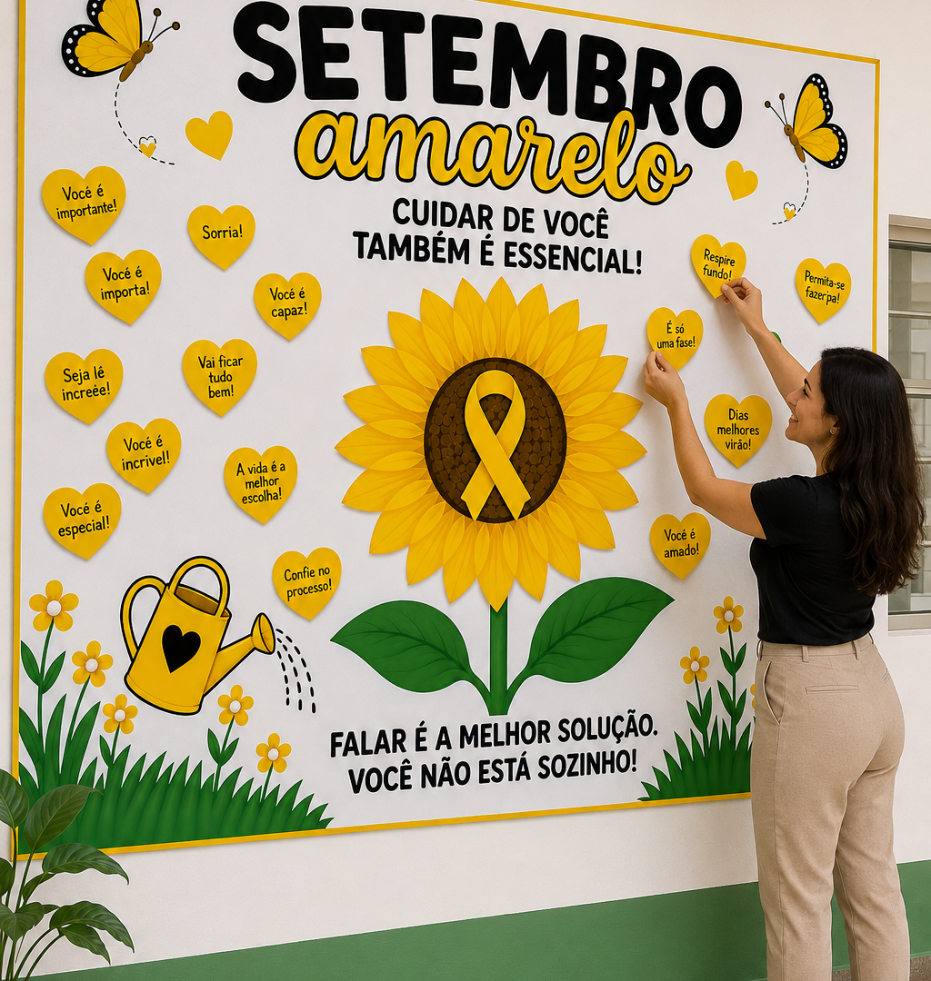 PAINEL INTERATIVO – JARDIM DA VIDA | SETEMBRO AMARELO