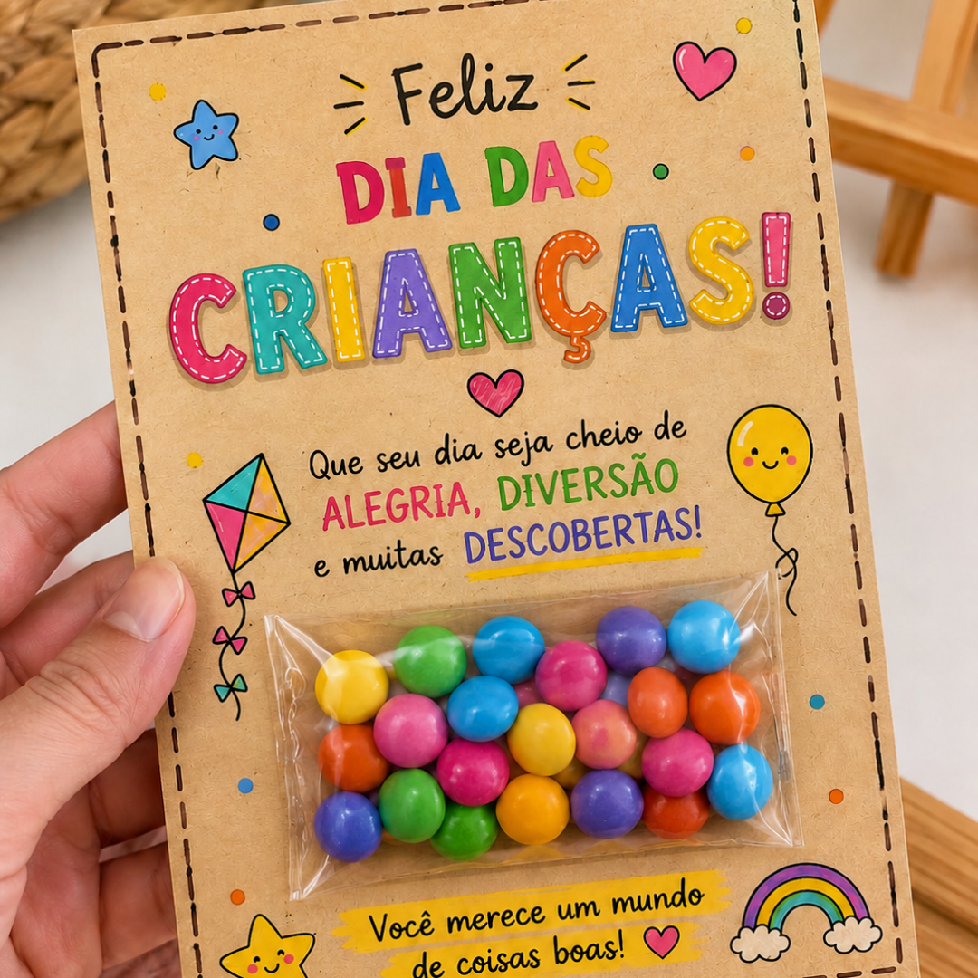 CARTÃO MIMO — UM MUNDO DE COISAS BOAS