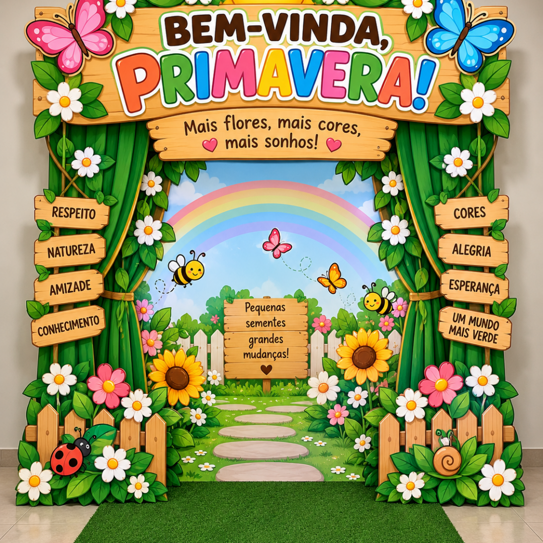 PAINEL BEM-VINDA, PRIMAVERA!