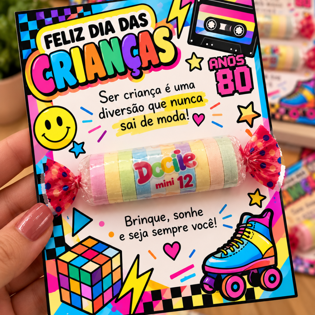 CARTÃO DIA DAS CRIANÇAS – ANOS 80