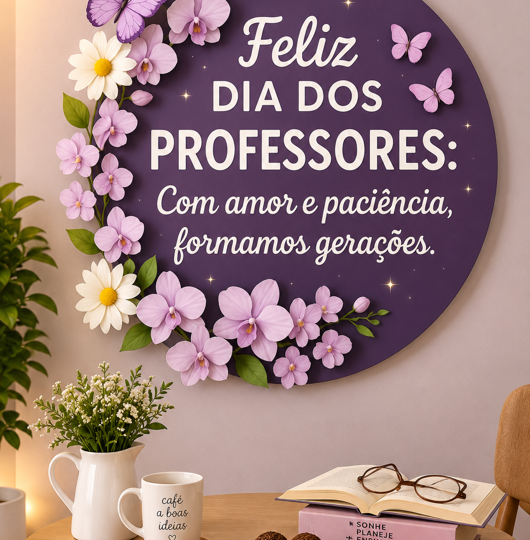 PAINEL FLORES QUE INSPIRAM – DIA DOS PROFESSORES