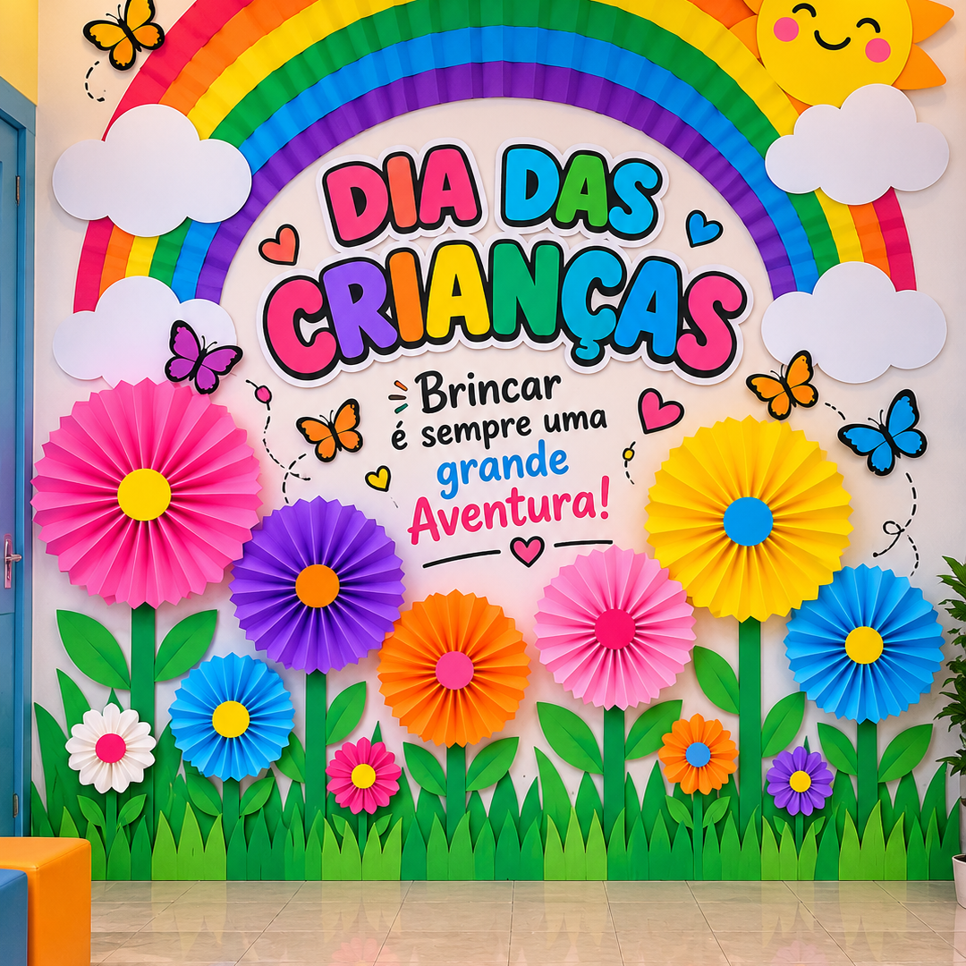 PAINEL DIA DAS CRIANÇAS – BRINCAR É SEMPRE UMA GRANDE AVENTURA