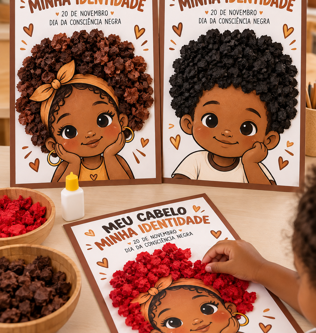 ATIVIDADE CONSCIÊNCIA NEGRA – MEU CABELO, MINHA IDENTIDADE