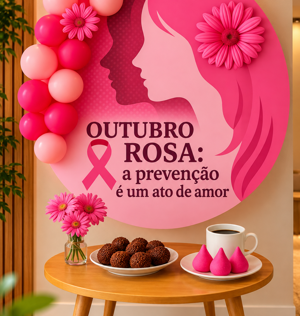 Painel Outubro Rosa – Prevenção é um Ato de Amor!